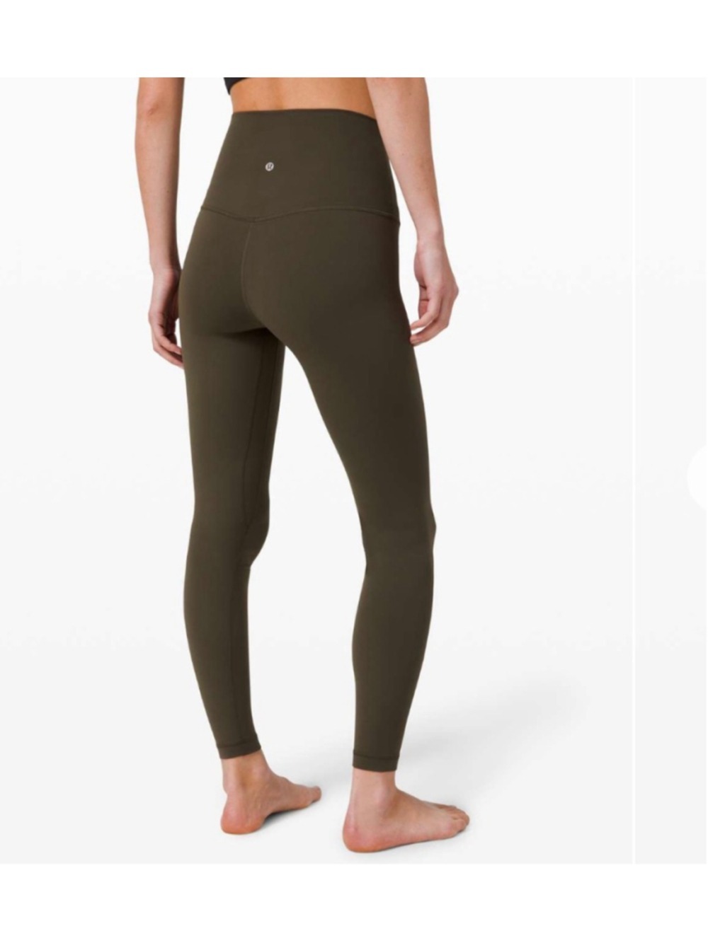 Women's Lululemon Align Super-High Rise Leggings Size 6 Dark Olive